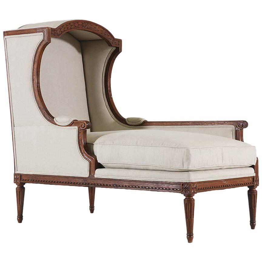 Louis XVI Style Chaise Lounge 