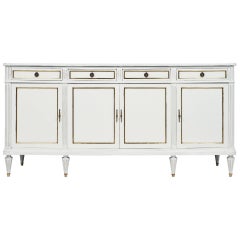French Painted Louis XVI Style Buffet