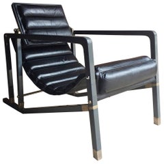 Vintage Iconic Transat Chair by Eileen Gray, Manufactured by Aram, Late 20th Century