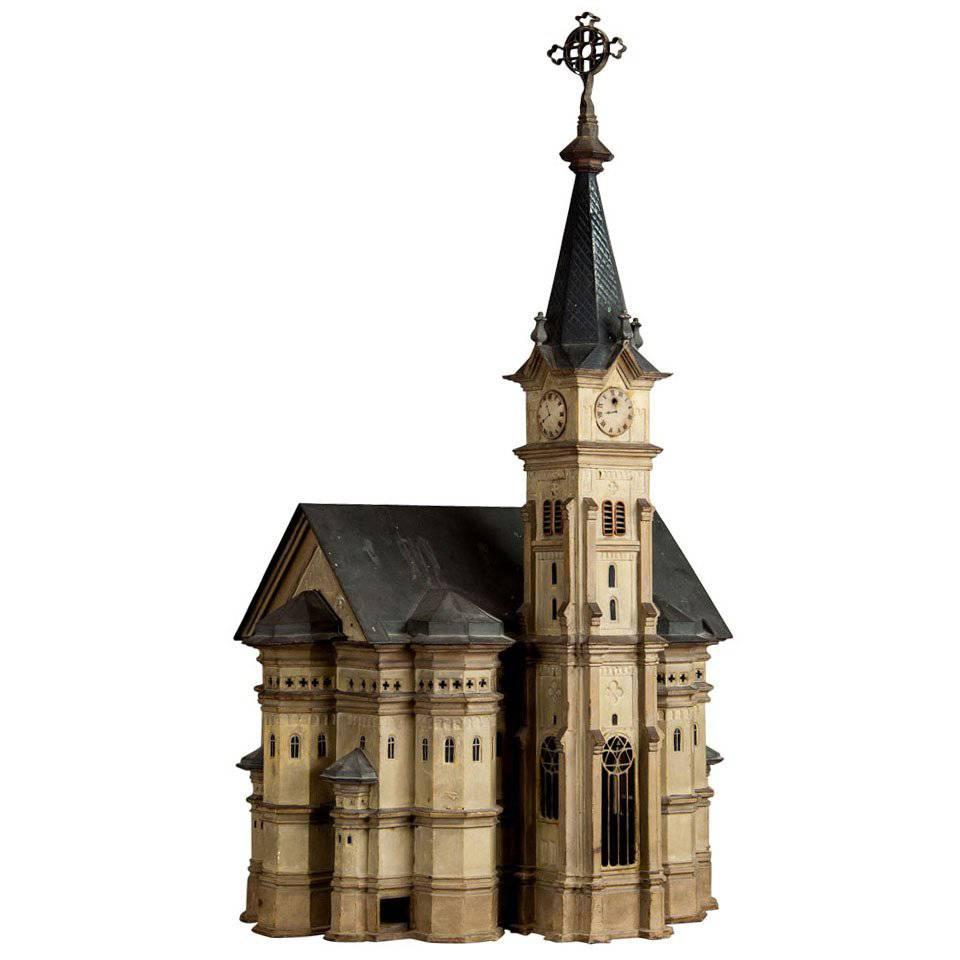 Hamster Cage in the Shape of a Bavarian Baroque Church, 1868