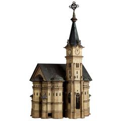 Cage à hamster en forme d'église baroque bavaroise:: 1868