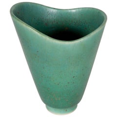 Green Ceramic Vase by Carl Harry Stalhane for Rörstrand