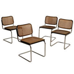 Chairs Designed for Gavina Model Cesca Vienna Straw Vintage, Italy, 1960s-1970s