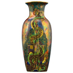 Vintage Tree Serpent Flame Fairyland Vase by Wedgwood 