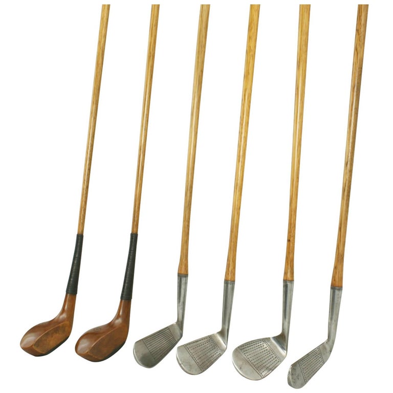 Antique Hickory Golf Club, Niblick, Auchterlonie, St. Andrews at 1stdibs