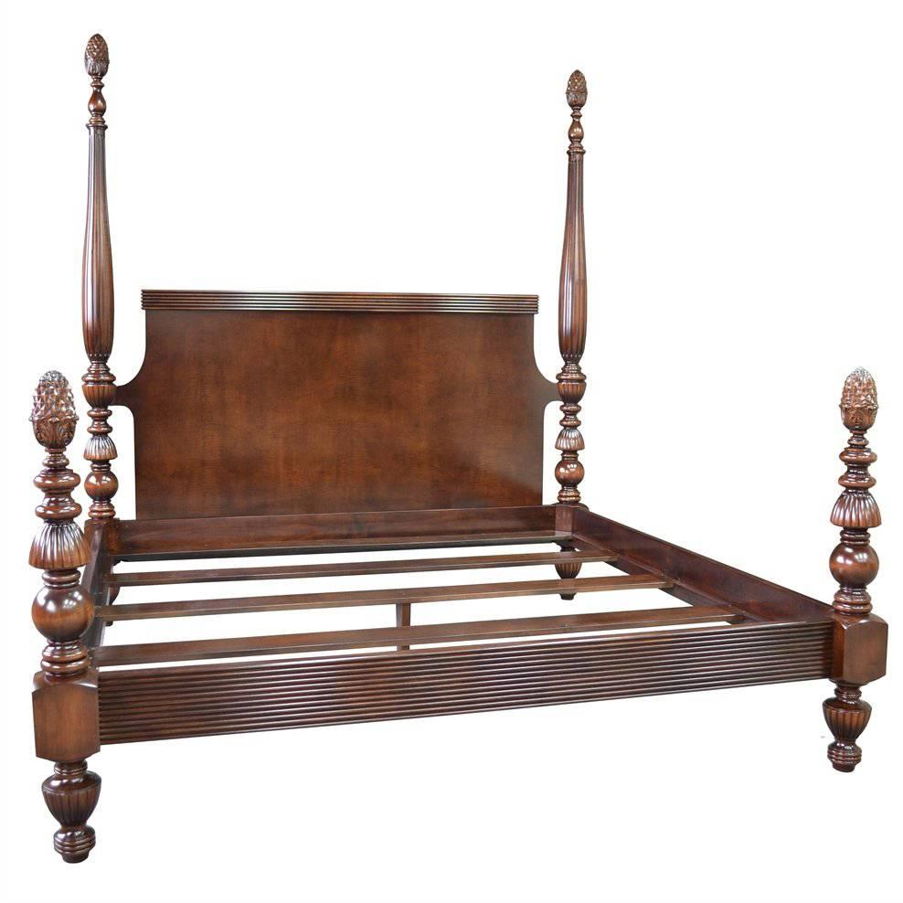 Curly Maple Brighton Bed IV For Sale