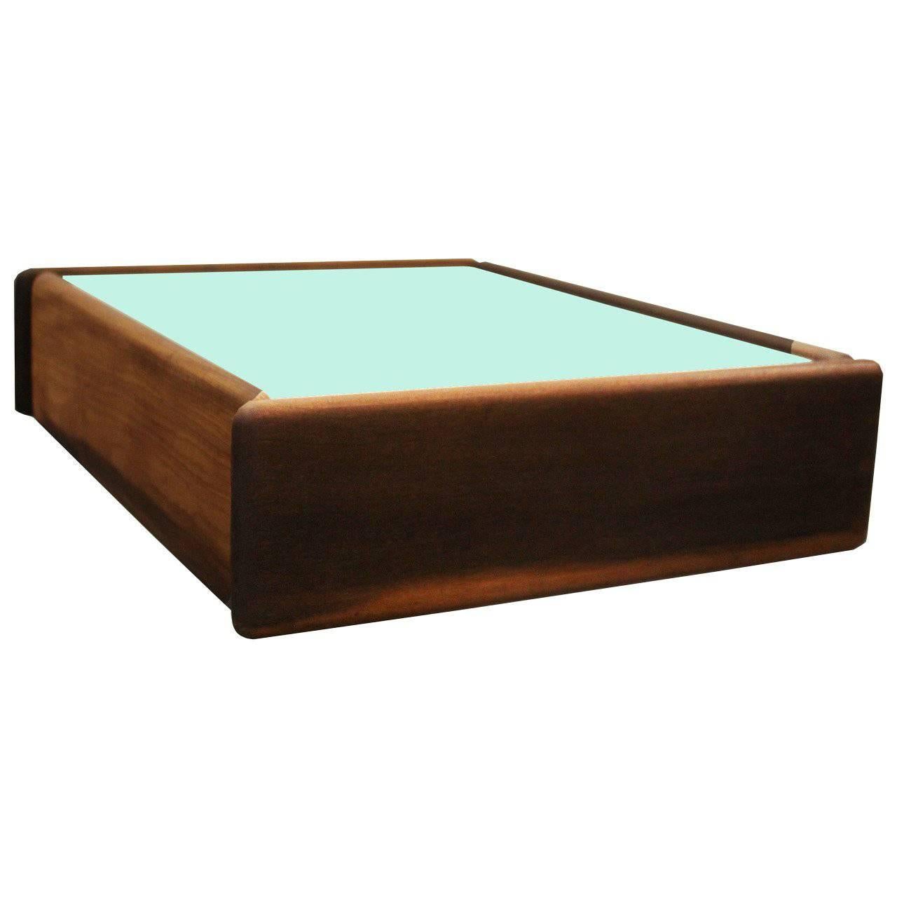 Floating Brazilian Wood Shelf by Celina Moveis For Sale