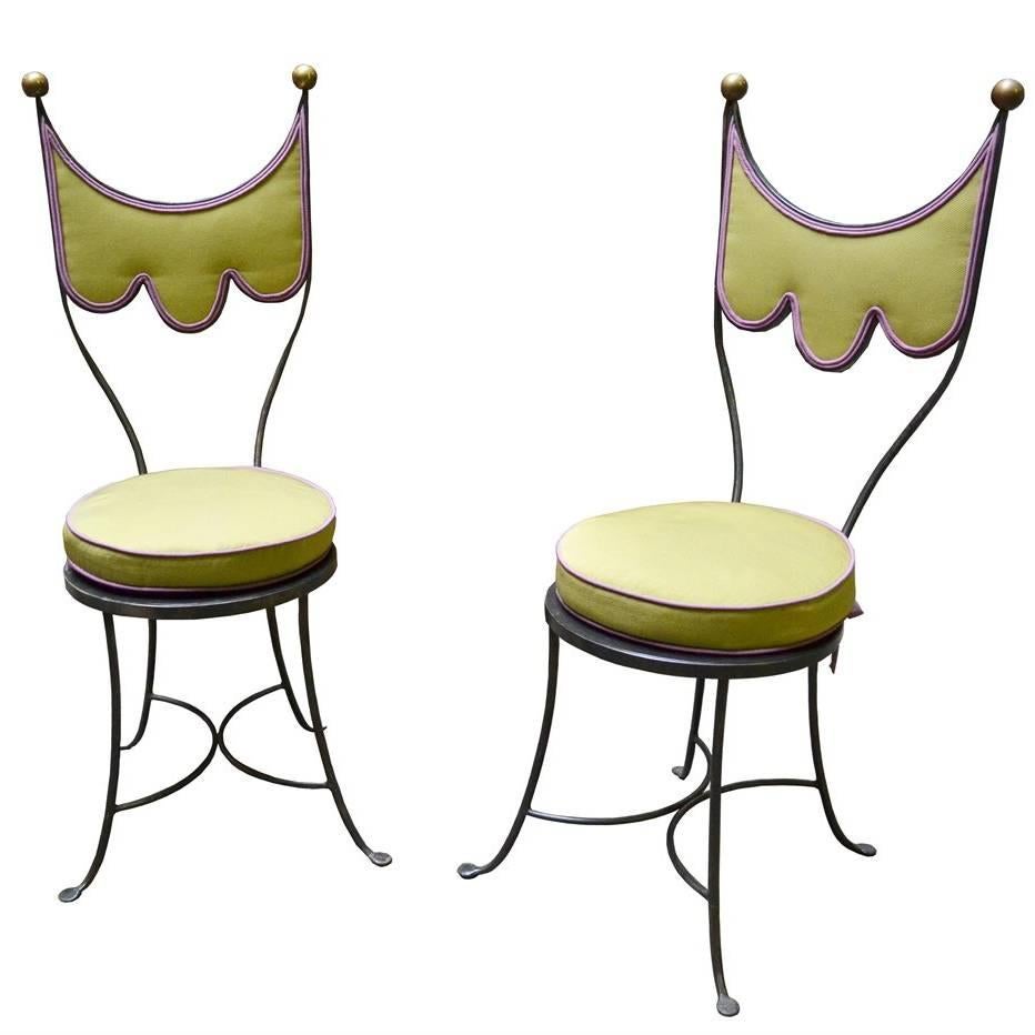 Pair of Decorative Chairs by Erwin Gruen
