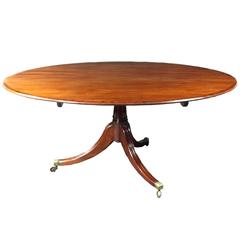 Oval Mahogany Breakfast Table, circa 1785