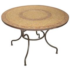 Moroccan Marble and Stone Mosaic Table Indoor or Outdoor 5
