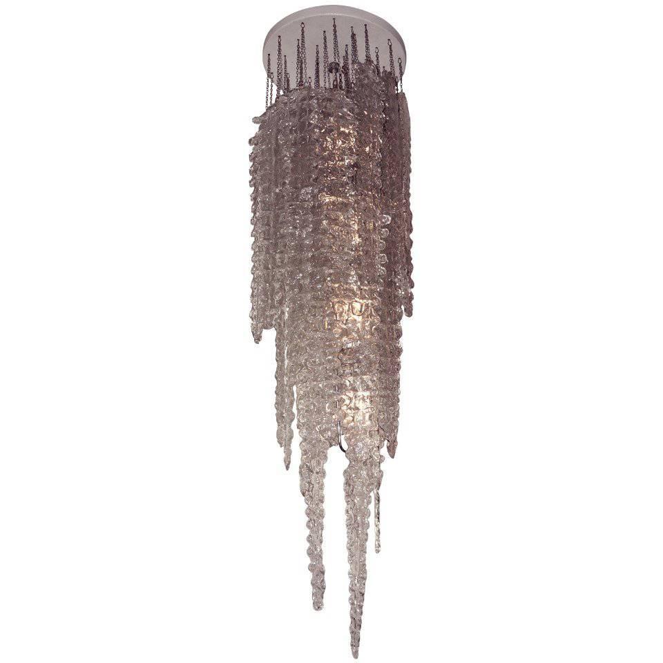 Venini Alga Chandelier 'Model #949.41', Italy, 1950s