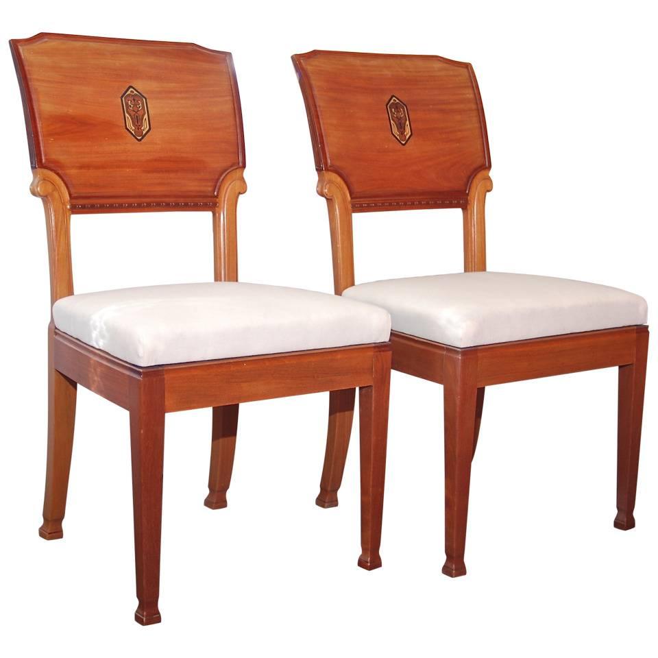 Pair of Chairs by Nordiska Kompaniet, circa 1915
