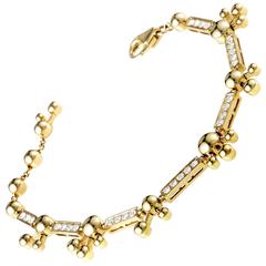 Bulgari Diamond Gold Bracelet 