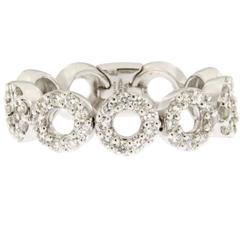 Jona Diamond Gold Flexible Band Ring 10