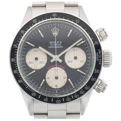 Retro Rolex Stainless Steel Daytona Chronograph Wristwatch Ref 6263