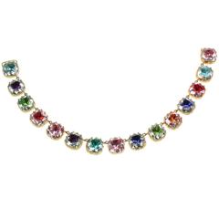 Harlequin 12mm Rock Crystal Riviere