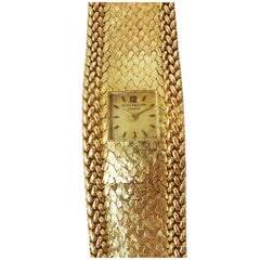 Vintage Patek Philippe Lady's Yellow Gold Bracelet Wristwatch