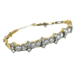 1930's 6.90 ct Diamond Bracelet 11