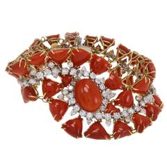 Luise Coral Diamond Bracelet 3