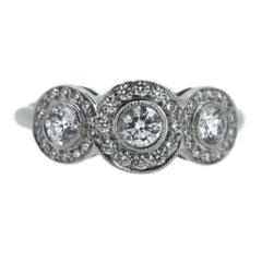 Tiffany & co Platinum Diamond RIng