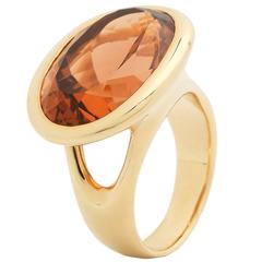 Yellow Gold Ring with Tourmaline