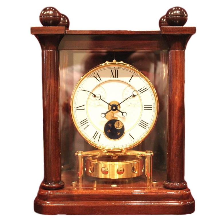Jaeger LeCoutre Moonphase Atmos Clock For Sale at 1stDibs