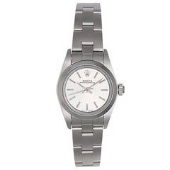 Rolex Ladies Stainless Steel Oyster Perpetual No-Date Automatic Wristwatch 76080