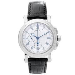 Breguet White Gold Marine II Flyback Chronograph Automatic Wristwatch  