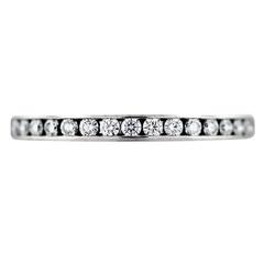 Tiffany & Co. Diamond Platinum Wedding Band 9