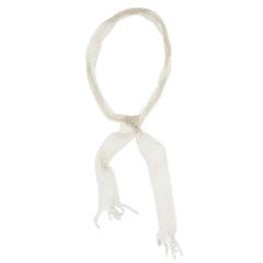 Jona Sterling Silver Mesh Tie Scarf Necklace 3