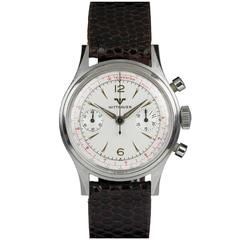 Wittnauer Stainless Steel Chronograph Wristwatch Ref 3256, circa 1960 5