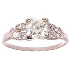 Diamond Platinum Engagement Ring