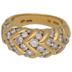 Bulgari Diamond Dress Ring in Gold