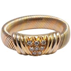 Cartier Diamond Gold Ring