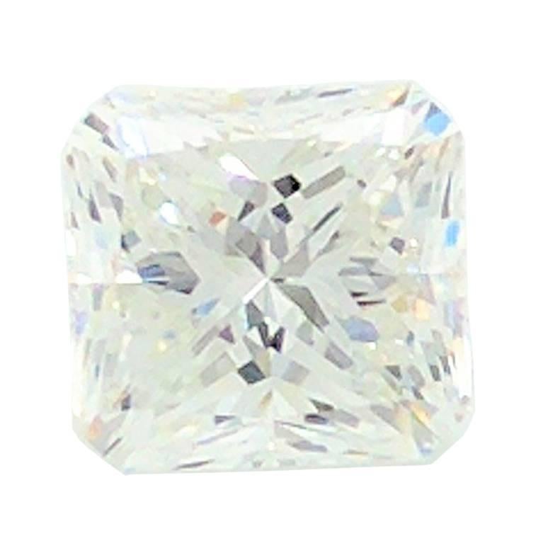 3.17 Carat Square GIA Certified Princess Cut Diamond