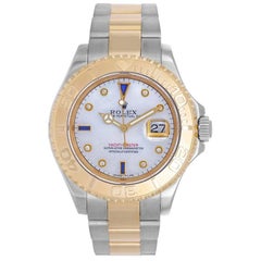 Rolex yellow gold stainless steel Yacht-Master chronometer wristwatch  