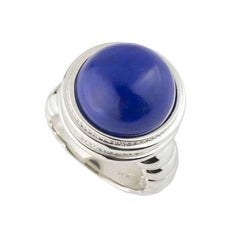 Theo Fennell Whisper Diamond and Lapis Lazuli Ring