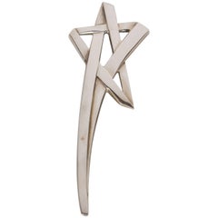 Broche étoile filante en argent sterling de Paloma Picasso pour Tiffany & Co.