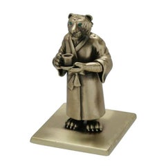 Antique Bronze "The Year Of The Tiger" by John Landrum Bryant