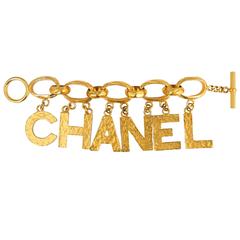Chanel Letter Charm Bracelet 