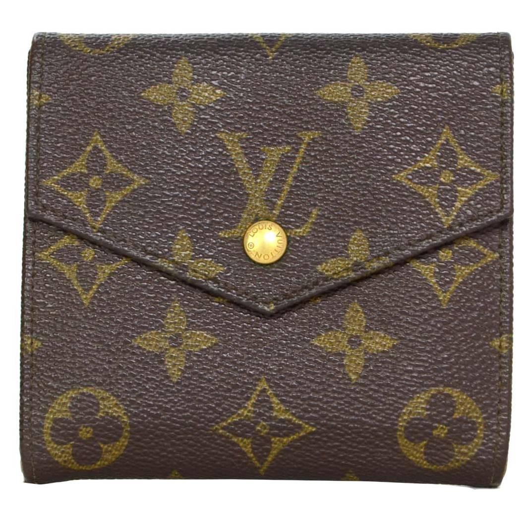 Louis Vuitton Vintage ''90 Monogrammiertes Snap-Brieftasche GHW