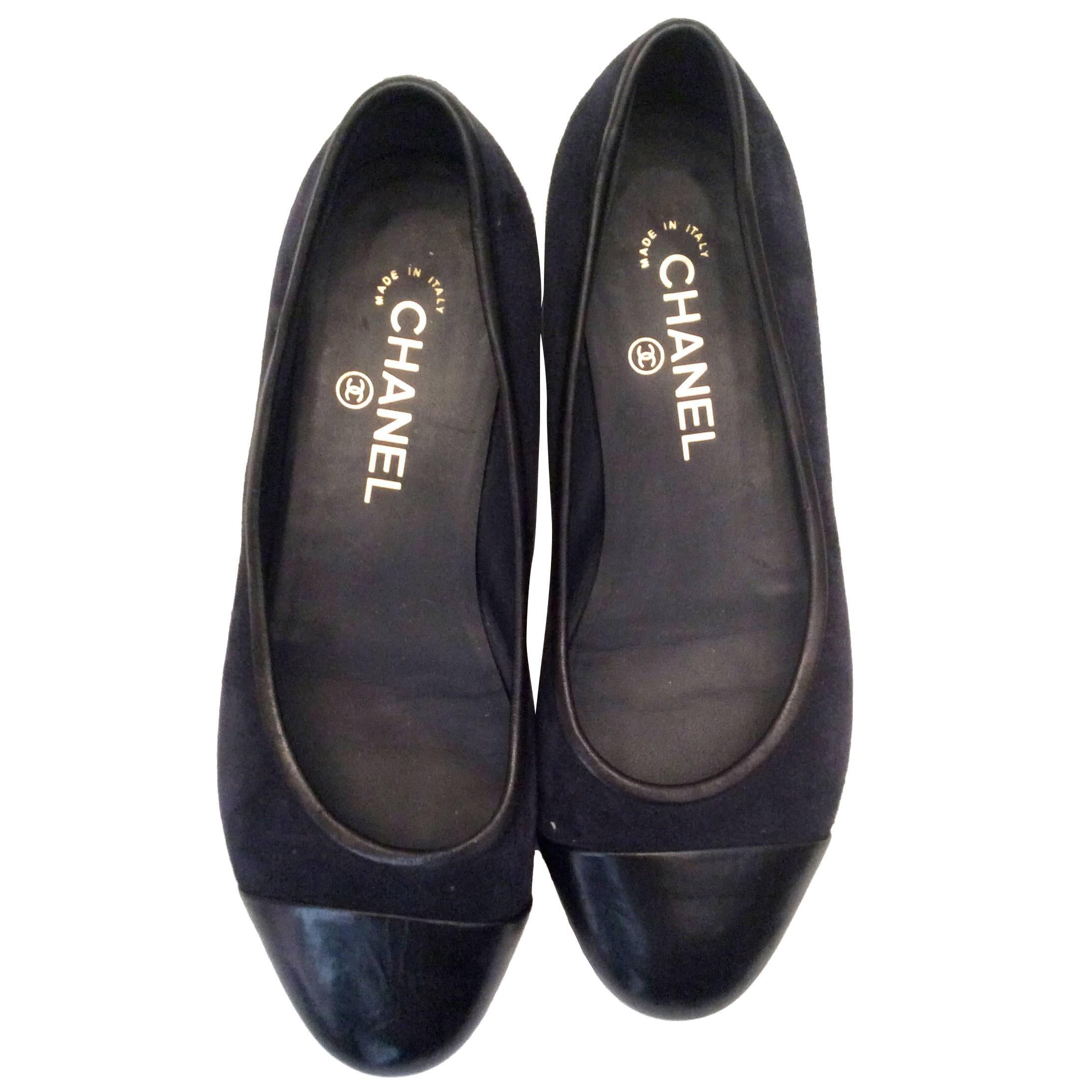 Chanel Ballerina Flats - Blue - Size 38 For Sale