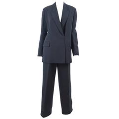 Hermes Silk Suit in Black size 44