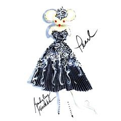 Mouse Couture Sketch by Badgley Mischka