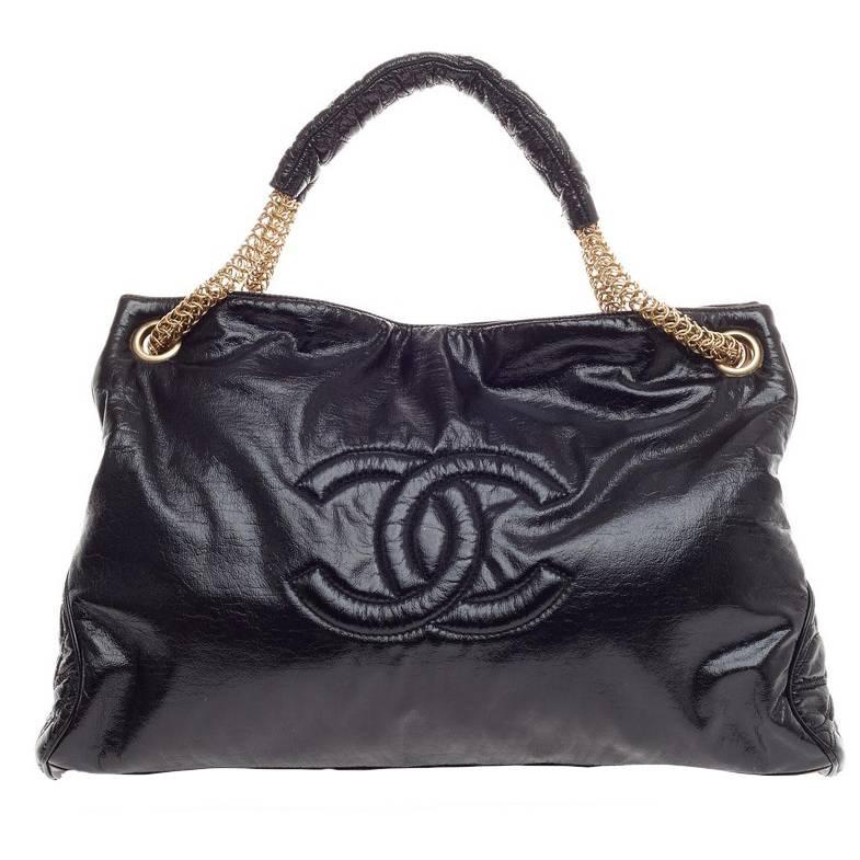 Chanel Rodeo Drive Tote Patent Vinyl