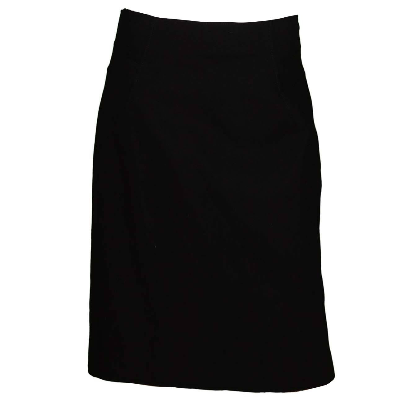 Alberta Ferretti Black Wool Skirt sz 8