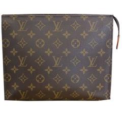 Louis Vuitton Monogram Pochette Toilette 26 dans un sac anti-poussière avec reçu