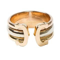 C de CartierTrinity Tri Gold Ring