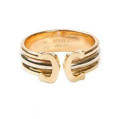 C de Cartier Trinity Tri Gold Ring
