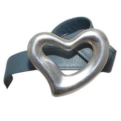 Tiffany & Co Elsa Peretti 1975 Sterling Heart Belt